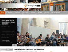 Tablet Screenshot of institutoagora.com.ar